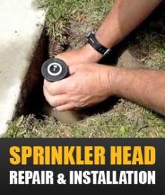 our team can handle any sprinkler head installation and repair